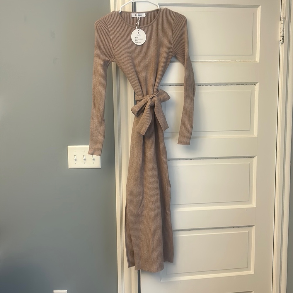 Long Sleeve Sweater Dress